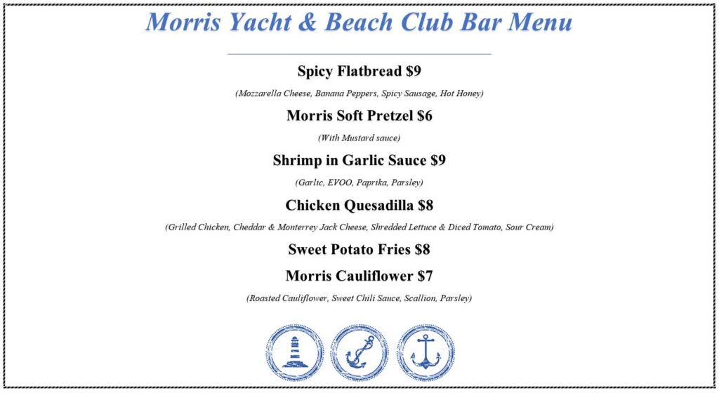 morris yacht club restaurant